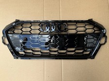 FRONT BUMPER BLACK GRILLE AUDI