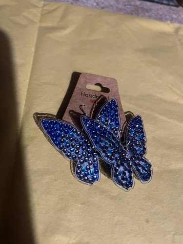 Homemade diamond art earrings - diamond,