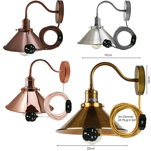 Vintage industrial wall light - wall,