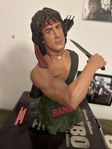 Rambo bust statue stallone - bust,