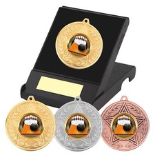 Ten Pin Bowling Medal in Box