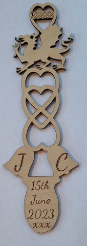 Welsh love spoon - love,