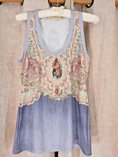 Michal Negrin Tank Top Roses