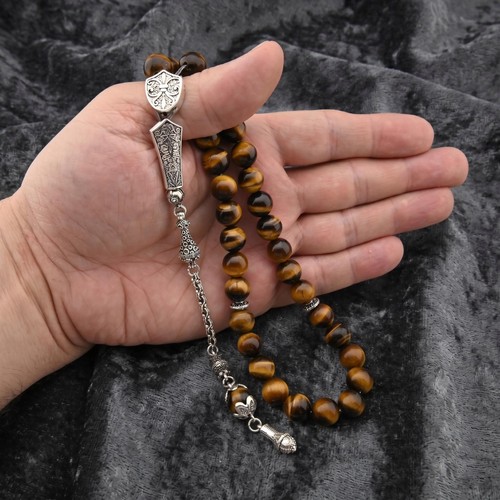 Big tiger eye beads - eye,