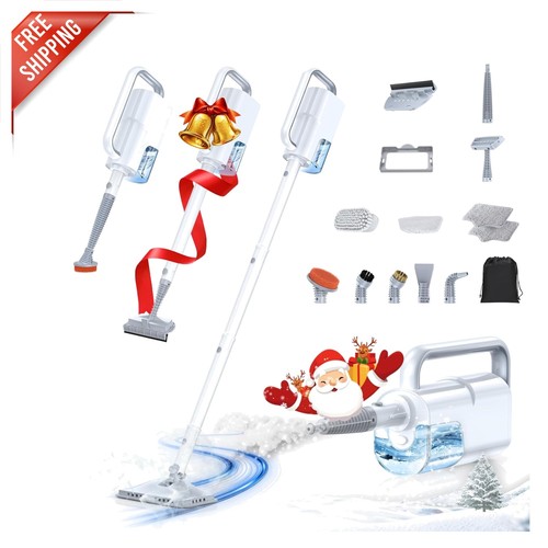 Lightweight steam mop - 10-in-1,