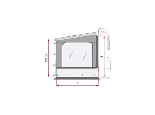 Fiamma motorhome side pro - w,