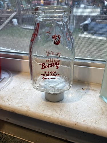 Vintage milk bottle bordens - vintage,