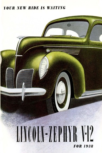 1938 lincoln zephyr - 🚗,