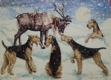 Airedale Terrier Christmas