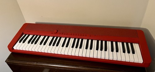 Casio red keyboard - casio,