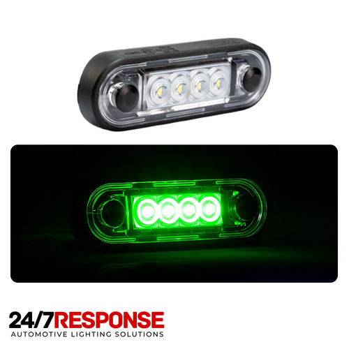 Green led marker lamp - green,