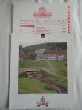 Coachman Caravan brochure 1991 + price list