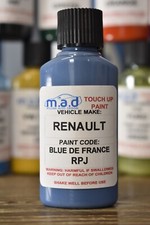 RENAULT BLUE DE FRANCE RPJ PAINT TOUCH UP KIT 30ML SCRATCH CHIP CAPTUR CLIO