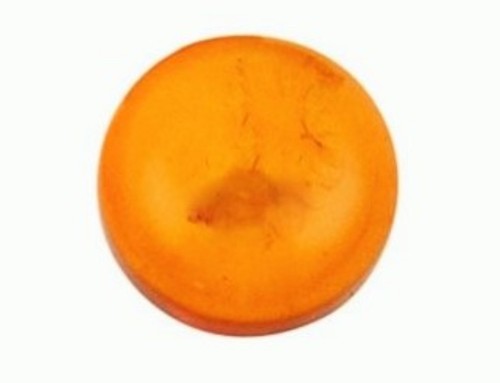 7mm natural amber round - natural,