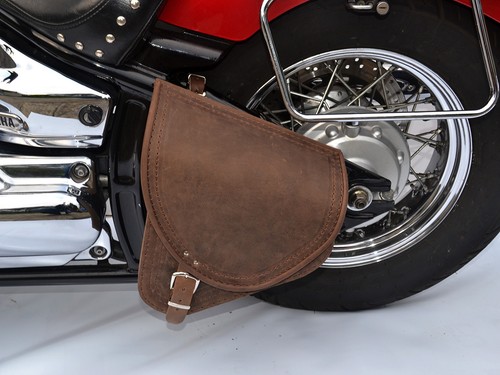 Brown leather swingarm single - swingarm,