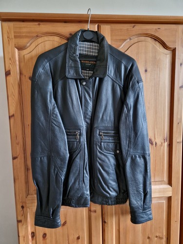 Mens soft black leather - mens,