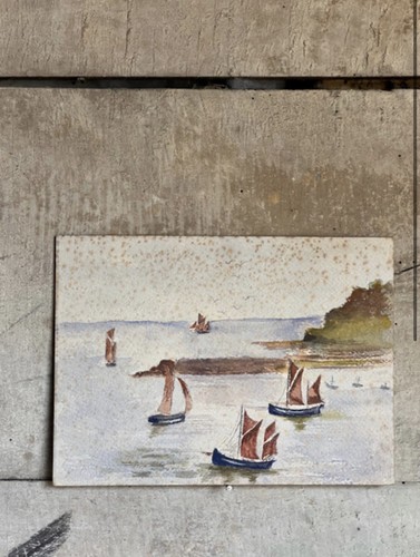 Gorgeous boats watercolour - boats,