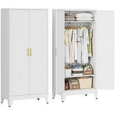 Metal armoire Wardrobe Closet