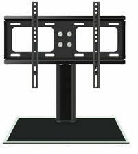 For Toshiba 32WV2553DB Replacement Table Top High Gloss Glass TV Stand Black