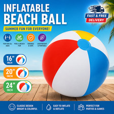 24 inflatable beach - 16", 24"