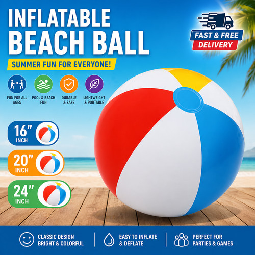 24 inflatable beach - 16",