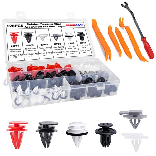 125pcs fastener clips wheel - fastener,
