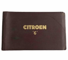 Citroen 6 Traction Avant Big Six 1950 Repair Manual Service Maintenance Original