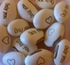 5 Magic Message Beans Seeds ONLY YOU gift bag valentines gift birthday Love UK