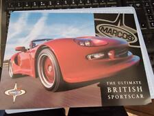 MARCOS MANTIS SALES BROCHURE - 2000 2001 - SPYDER / COUPE / GT - RARE
