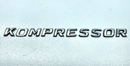 Mercedes kompressor chrome - mercedes,