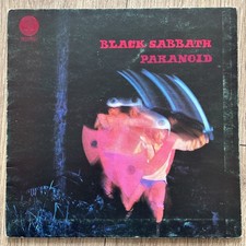 Black Sabbath Paranoid VG+/VG 2nd UK Press Vinyl LP 1970 Vertigo Swirl 1Y1/2Y1