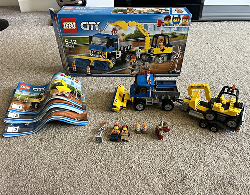 Lego city sweeper - &, excavator