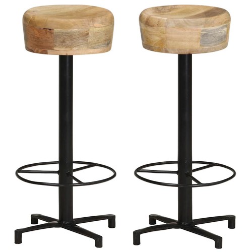 Solid mango wood bar - 2x,