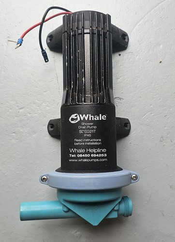 Whale 24v gulper boat shower - gulper,