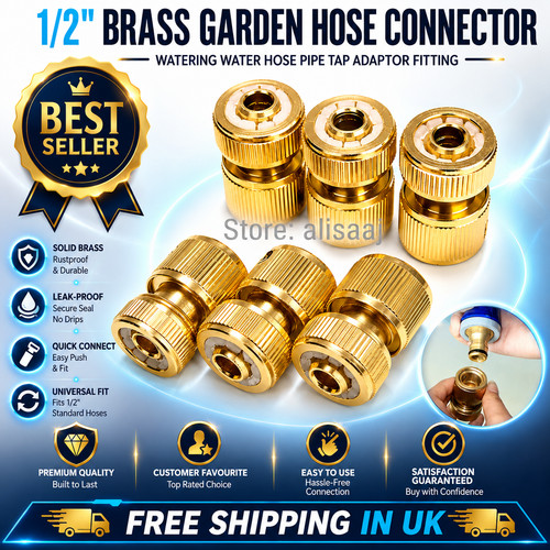 Brass garden hose - 1/2",
