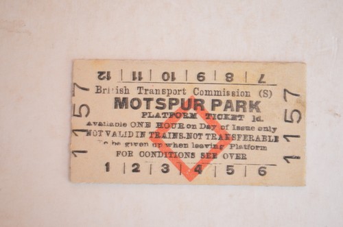 Railway platform ticket btc - platform,