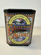 1990s Bassetts Liquorice Allsorts Tin Vintage Storage Tin Collectable