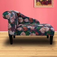 Print Floral Chaise Longue