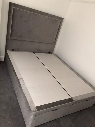 Ottoman storage bed plush - bed,