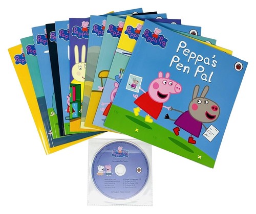 Peppa pig purple bag books - bag, 10