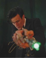 Matt Smith 10x8 signed in Gold