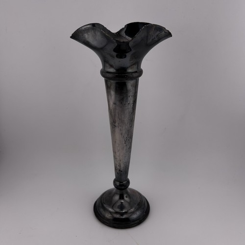 Antique silver plated trumped - antique,