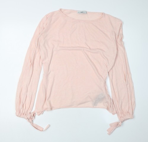 Zara women pink knit - zara,