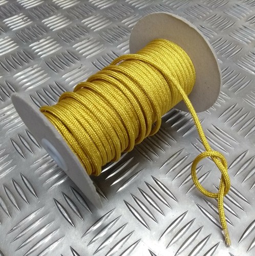 Braided gold cord 4mm - cord, for