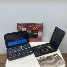 Sharp EL-6072 Electronic Organiser in Wallet - Vintage Retro + which online 