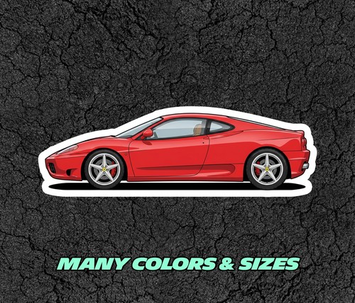 360 modena car profile - f,