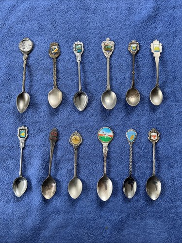 Souvenir spoons job lot - -,