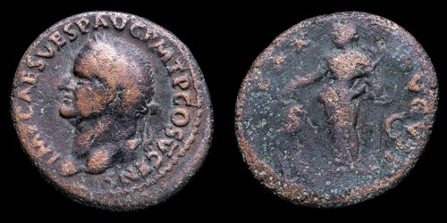 Vespasian pax avgvst - as,