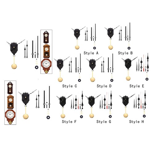 Quartz pendulum clock movement - quartz,