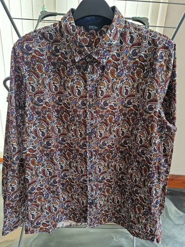 Mens paisley shirt - shirt, xl